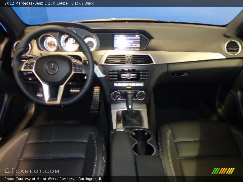 Black / Black 2012 Mercedes-Benz C 250 Coupe
