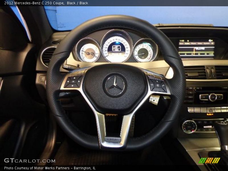 Black / Black 2012 Mercedes-Benz C 250 Coupe
