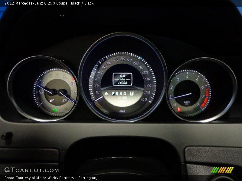 Black / Black 2012 Mercedes-Benz C 250 Coupe