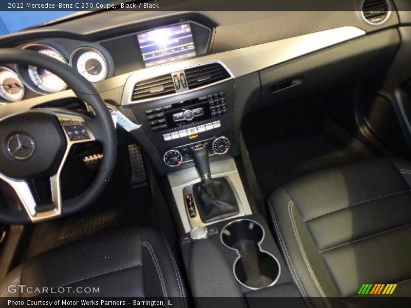 Black / Black 2012 Mercedes-Benz C 250 Coupe