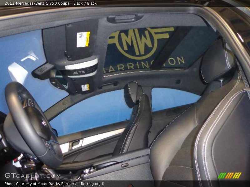 Black / Black 2012 Mercedes-Benz C 250 Coupe