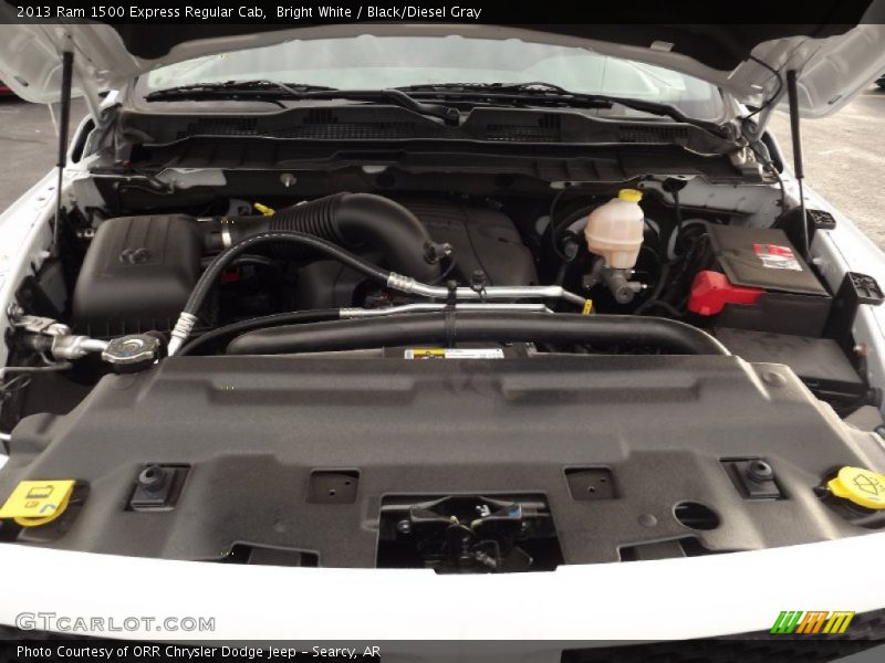 Bright White / Black/Diesel Gray 2013 Ram 1500 Express Regular Cab