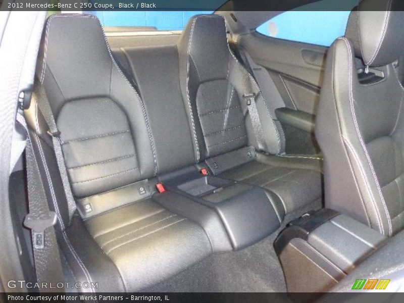 Black / Black 2012 Mercedes-Benz C 250 Coupe