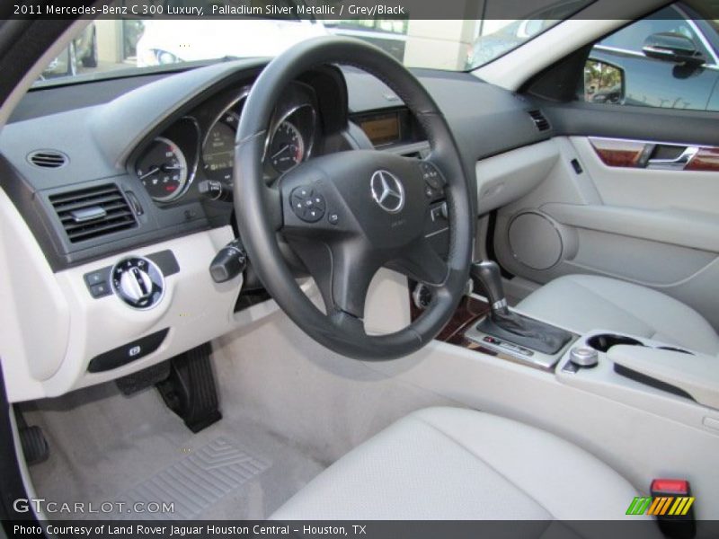 Palladium Silver Metallic / Grey/Black 2011 Mercedes-Benz C 300 Luxury