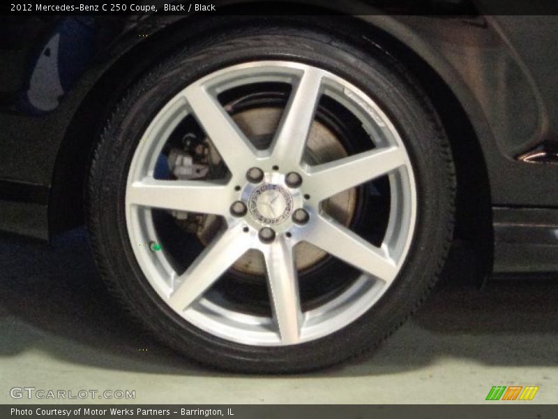Black / Black 2012 Mercedes-Benz C 250 Coupe