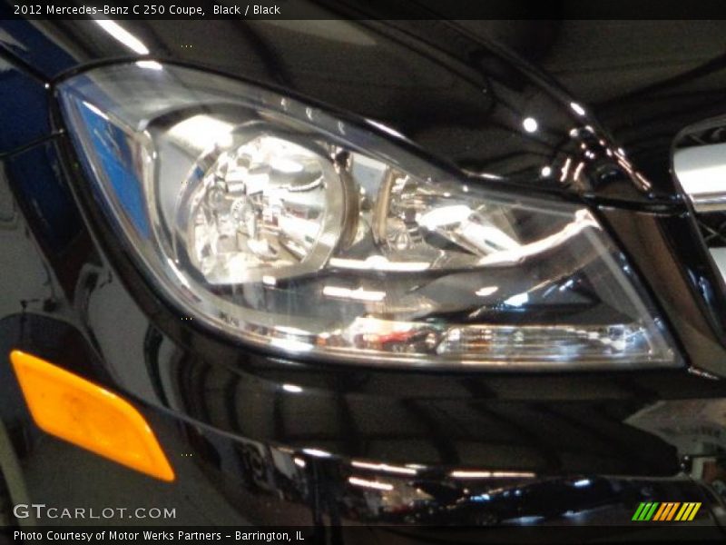 Black / Black 2012 Mercedes-Benz C 250 Coupe