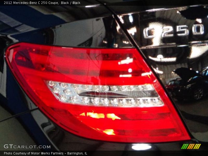 Black / Black 2012 Mercedes-Benz C 250 Coupe