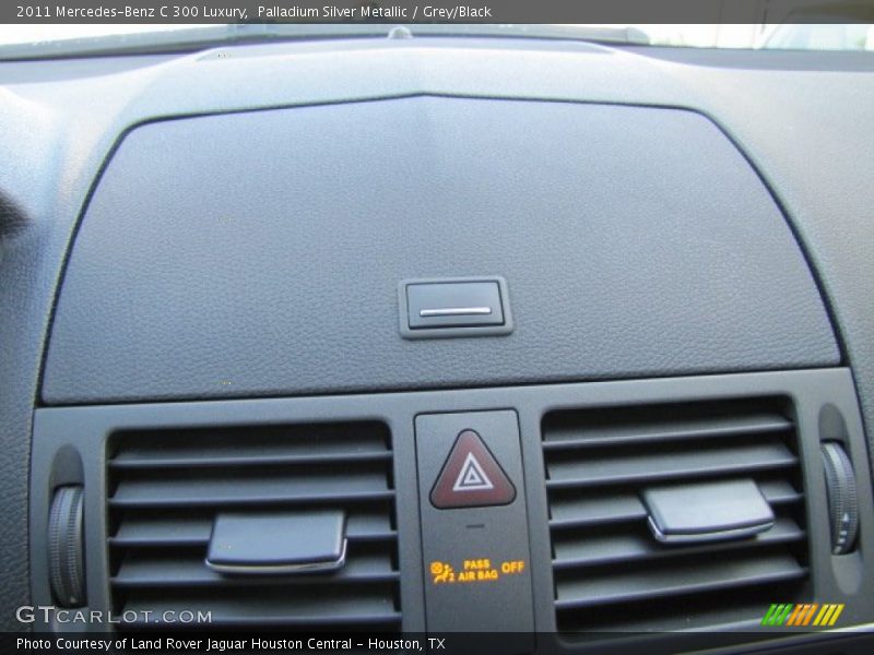 Palladium Silver Metallic / Grey/Black 2011 Mercedes-Benz C 300 Luxury
