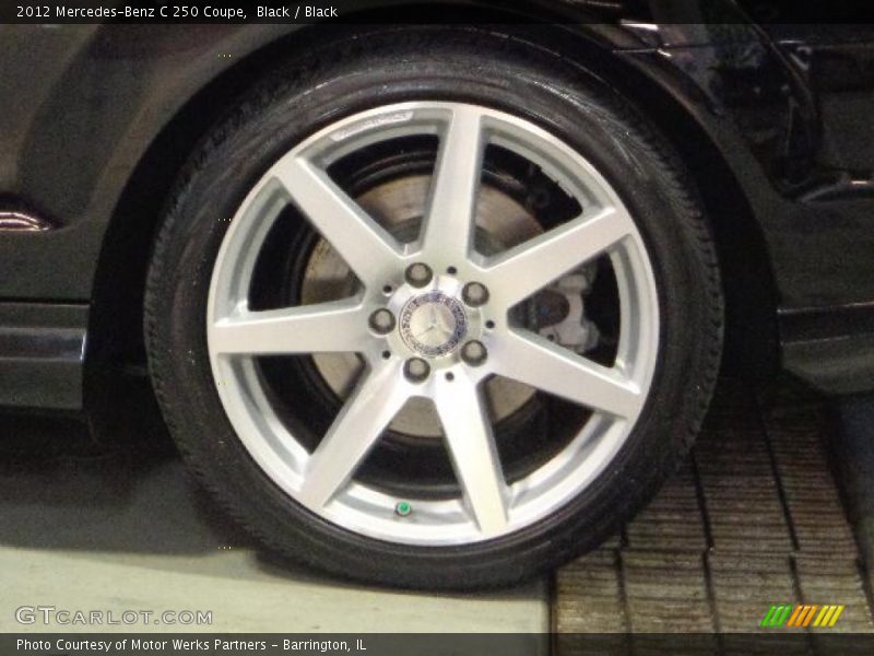 Black / Black 2012 Mercedes-Benz C 250 Coupe