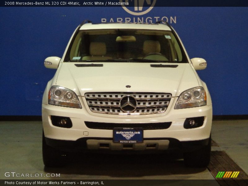Arctic White / Macadamia 2008 Mercedes-Benz ML 320 CDI 4Matic