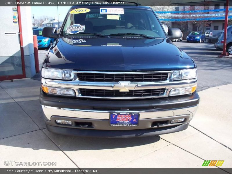 Dark Blue Metallic / Gray/Dark Charcoal 2005 Chevrolet Tahoe LS 4x4
