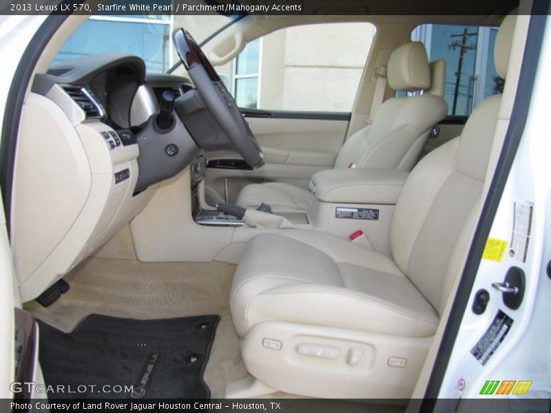 Starfire White Pearl / Parchment/Mahogany Accents 2013 Lexus LX 570