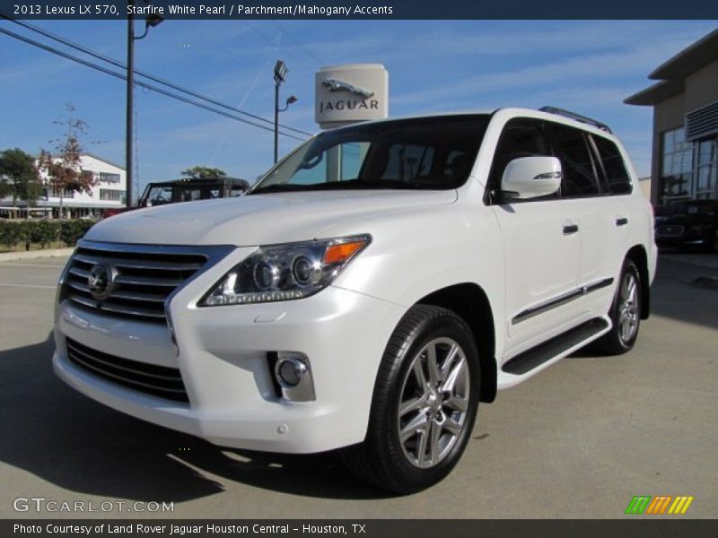 Starfire White Pearl / Parchment/Mahogany Accents 2013 Lexus LX 570
