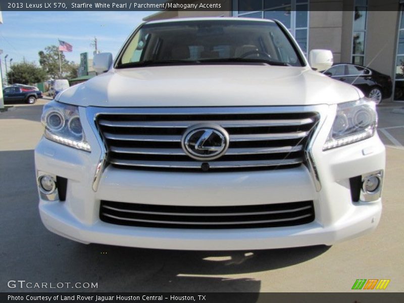 Starfire White Pearl / Parchment/Mahogany Accents 2013 Lexus LX 570