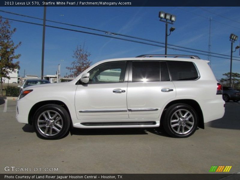 Starfire White Pearl / Parchment/Mahogany Accents 2013 Lexus LX 570