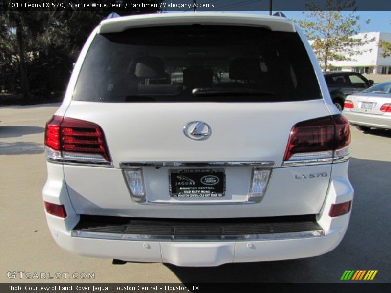 Starfire White Pearl / Parchment/Mahogany Accents 2013 Lexus LX 570