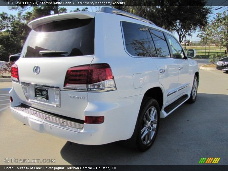 Starfire White Pearl / Parchment/Mahogany Accents 2013 Lexus LX 570