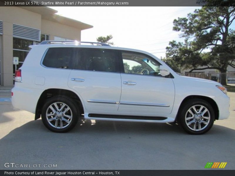 Starfire White Pearl / Parchment/Mahogany Accents 2013 Lexus LX 570