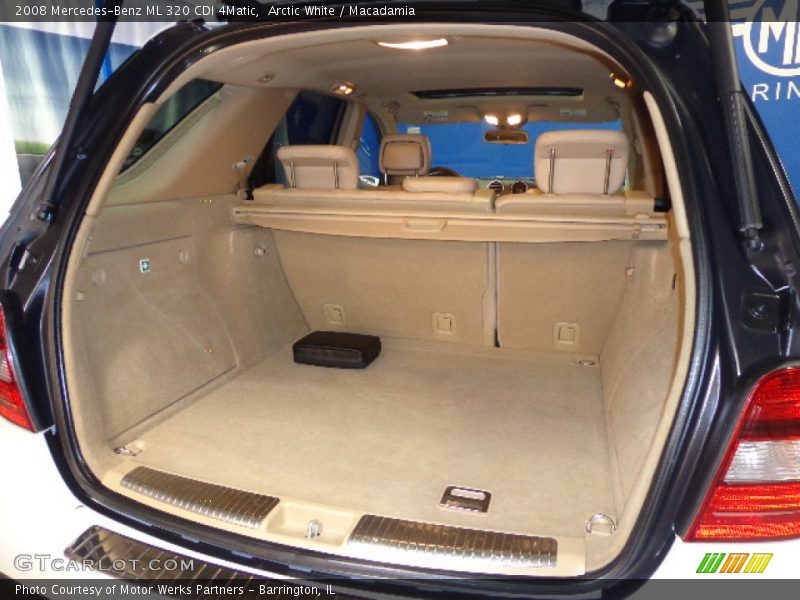 Arctic White / Macadamia 2008 Mercedes-Benz ML 320 CDI 4Matic