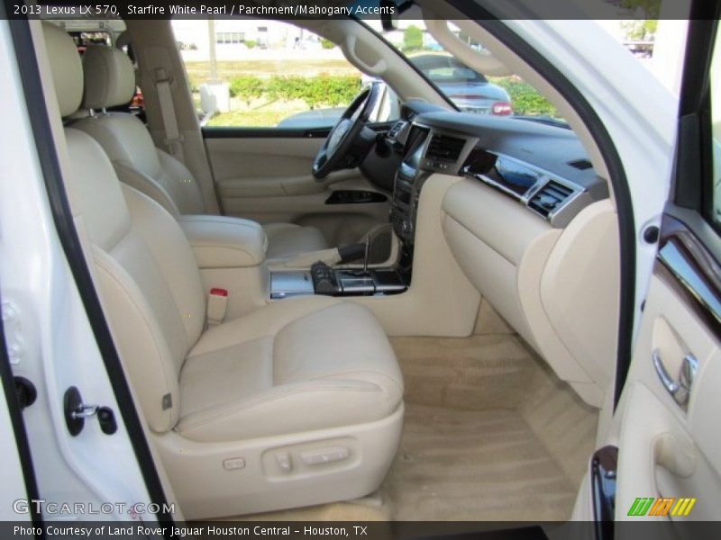 Starfire White Pearl / Parchment/Mahogany Accents 2013 Lexus LX 570