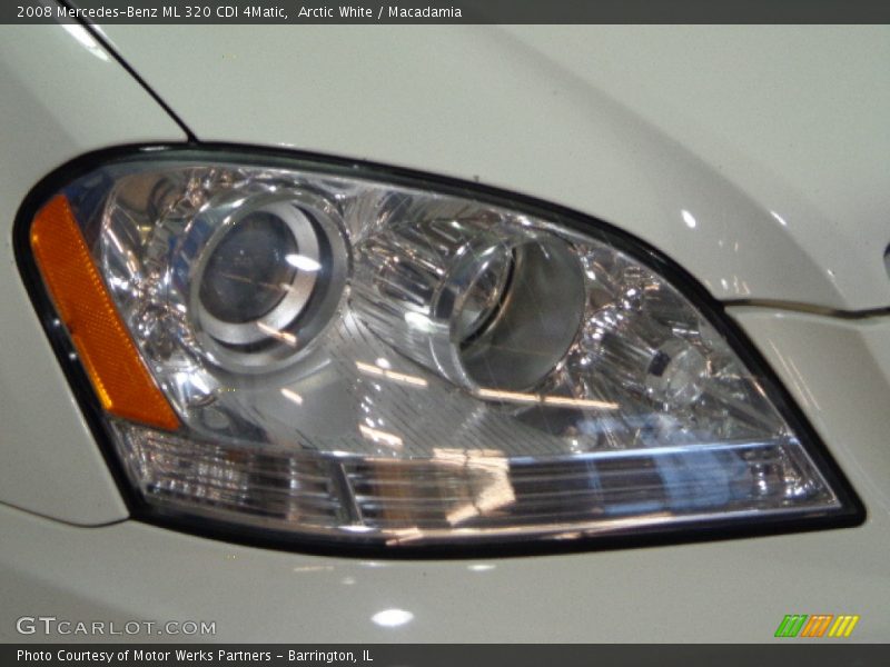 Arctic White / Macadamia 2008 Mercedes-Benz ML 320 CDI 4Matic