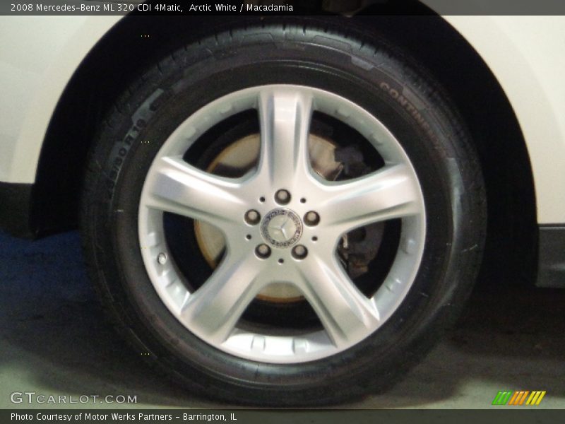 Arctic White / Macadamia 2008 Mercedes-Benz ML 320 CDI 4Matic