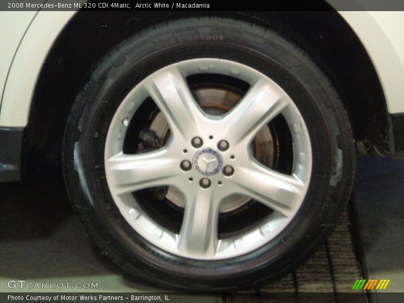 Arctic White / Macadamia 2008 Mercedes-Benz ML 320 CDI 4Matic