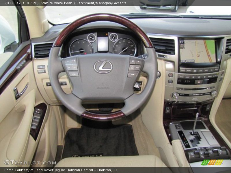 Starfire White Pearl / Parchment/Mahogany Accents 2013 Lexus LX 570