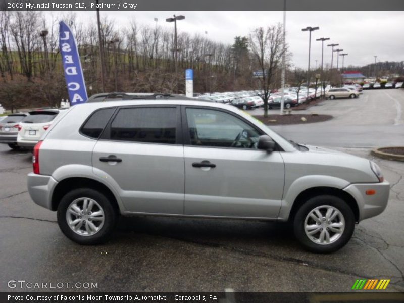 Platinum / Gray 2009 Hyundai Tucson GLS