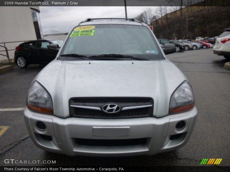 Platinum / Gray 2009 Hyundai Tucson GLS