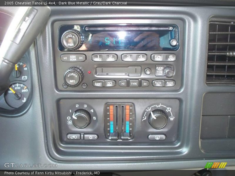 Dark Blue Metallic / Gray/Dark Charcoal 2005 Chevrolet Tahoe LS 4x4