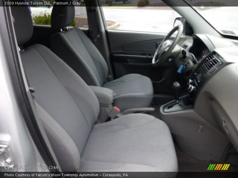Platinum / Gray 2009 Hyundai Tucson GLS