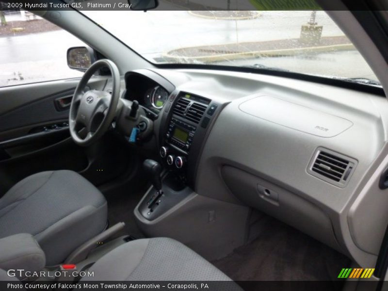 Platinum / Gray 2009 Hyundai Tucson GLS