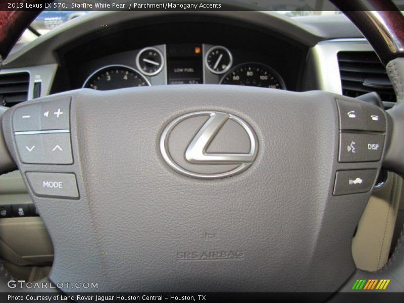 Starfire White Pearl / Parchment/Mahogany Accents 2013 Lexus LX 570