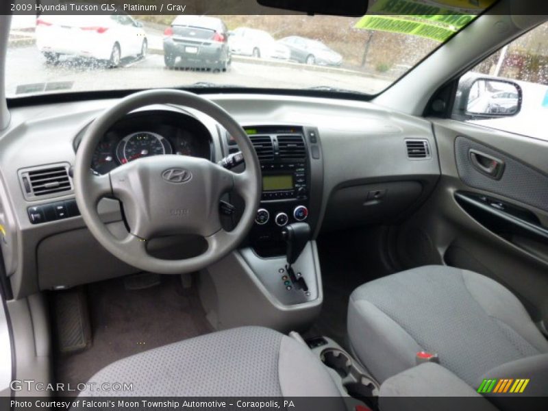 Platinum / Gray 2009 Hyundai Tucson GLS