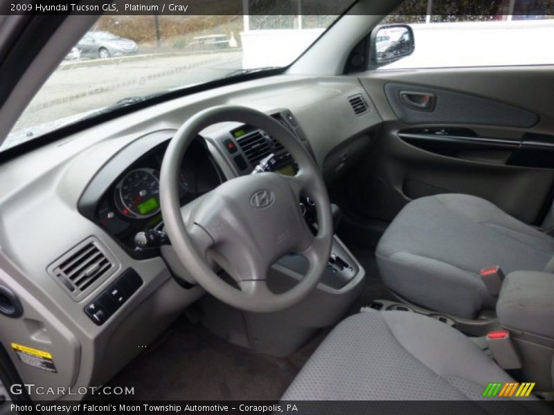 Platinum / Gray 2009 Hyundai Tucson GLS