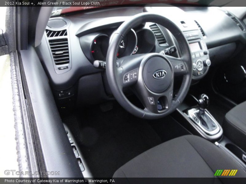 Alien Green / Black Soul Logo Cloth 2012 Kia Soul +