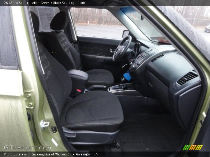 Alien Green / Black Soul Logo Cloth 2012 Kia Soul +