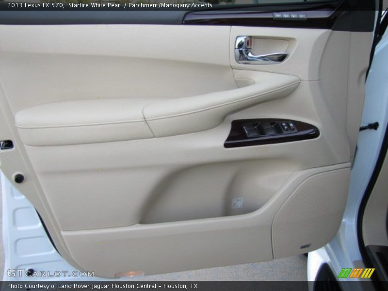Starfire White Pearl / Parchment/Mahogany Accents 2013 Lexus LX 570