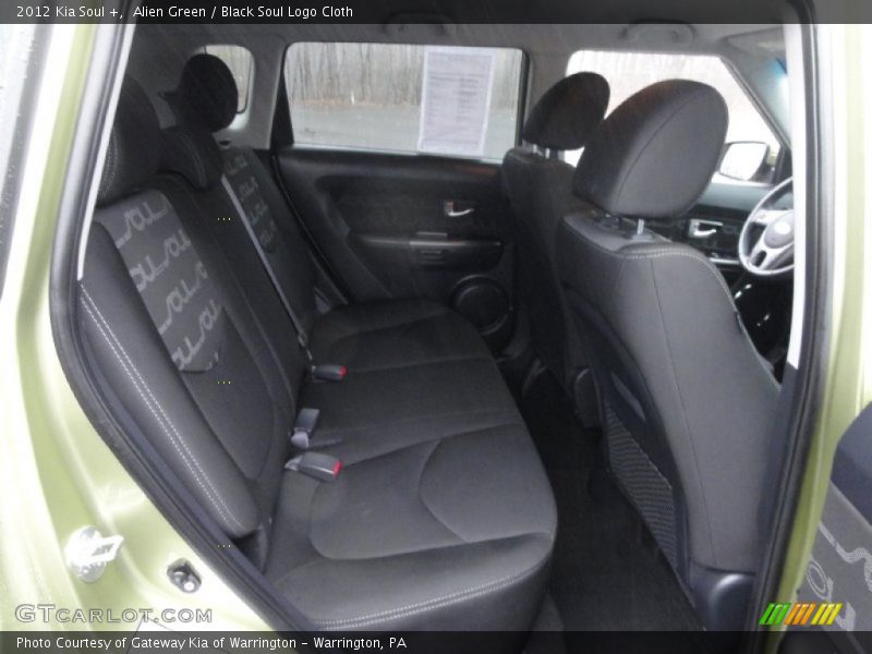 Alien Green / Black Soul Logo Cloth 2012 Kia Soul +