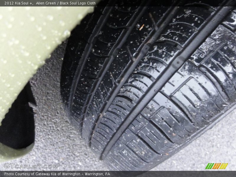 Alien Green / Black Soul Logo Cloth 2012 Kia Soul +