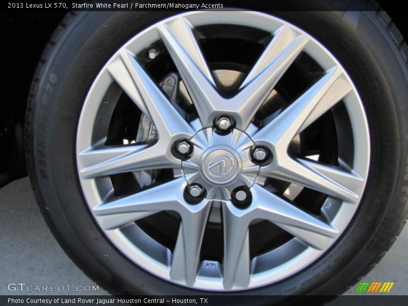 Starfire White Pearl / Parchment/Mahogany Accents 2013 Lexus LX 570