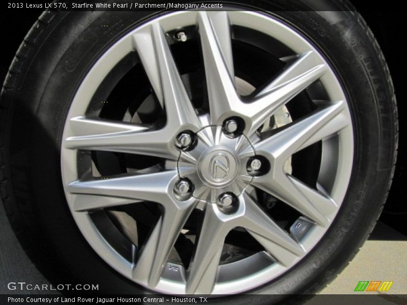 Starfire White Pearl / Parchment/Mahogany Accents 2013 Lexus LX 570