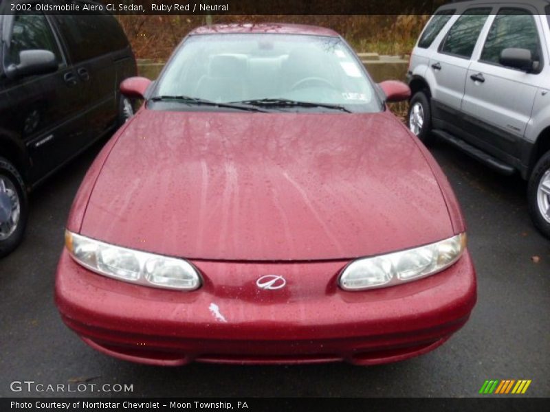 Ruby Red / Neutral 2002 Oldsmobile Alero GL Sedan
