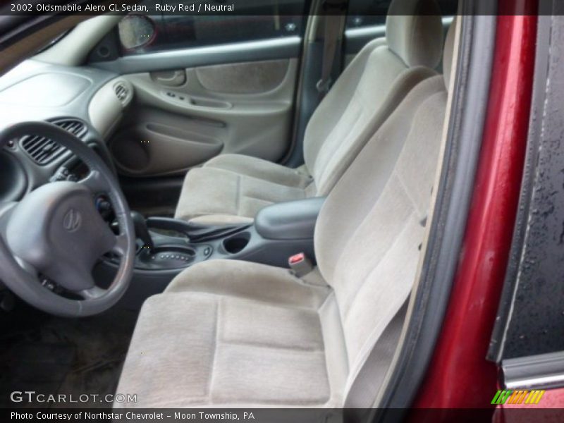Front Seat of 2002 Alero GL Sedan