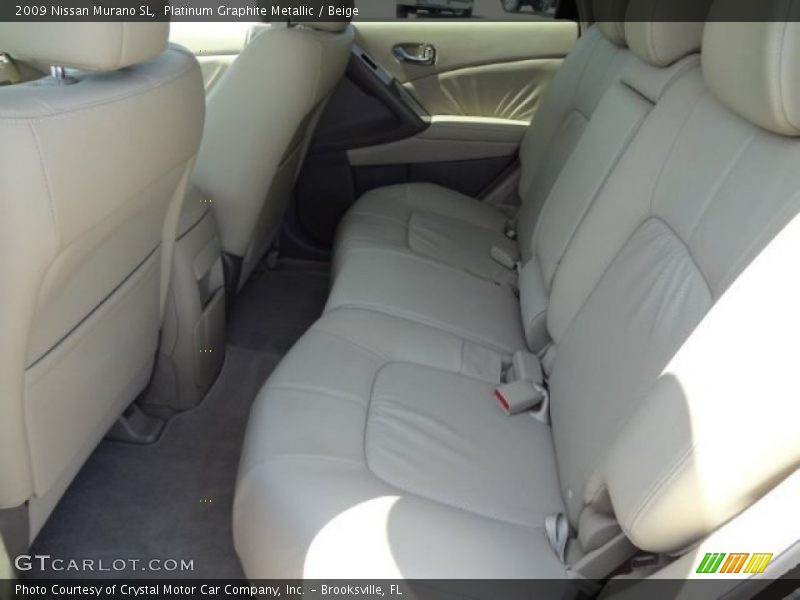 Platinum Graphite Metallic / Beige 2009 Nissan Murano SL