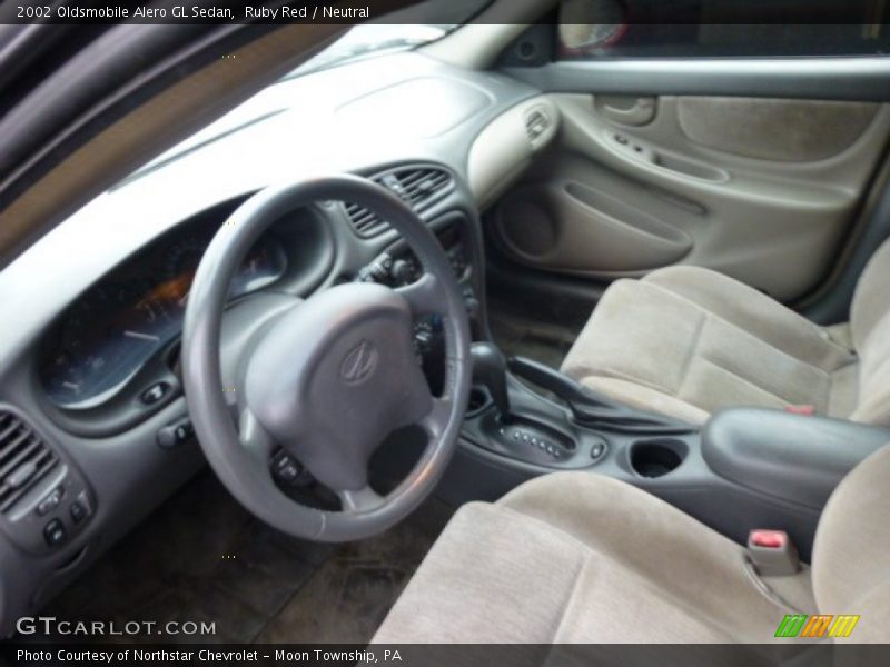 Ruby Red / Neutral 2002 Oldsmobile Alero GL Sedan