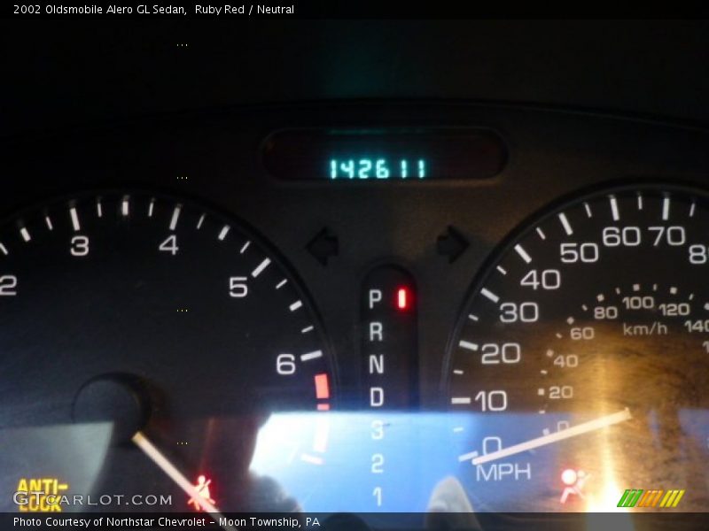 Ruby Red / Neutral 2002 Oldsmobile Alero GL Sedan