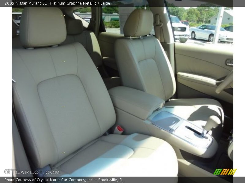 Platinum Graphite Metallic / Beige 2009 Nissan Murano SL