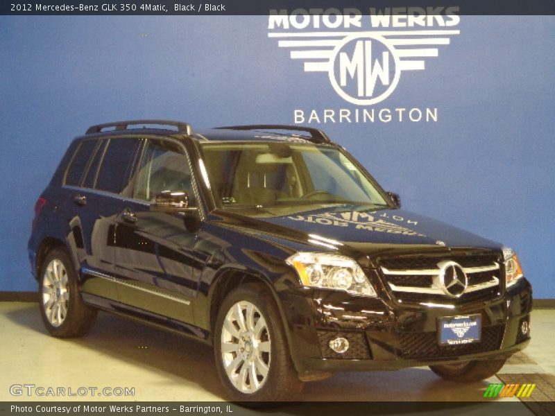 Black / Black 2012 Mercedes-Benz GLK 350 4Matic